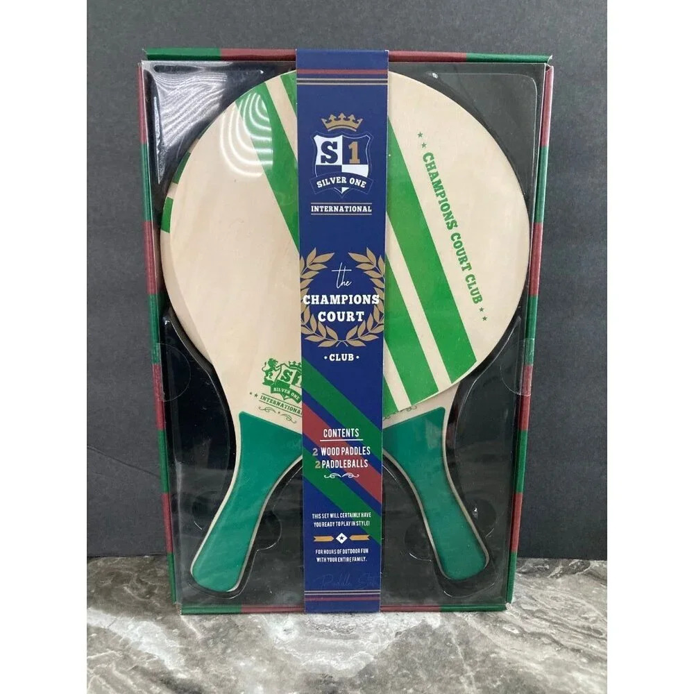 Néw sealed paddle ball set includes‎ 2 paddle balls​